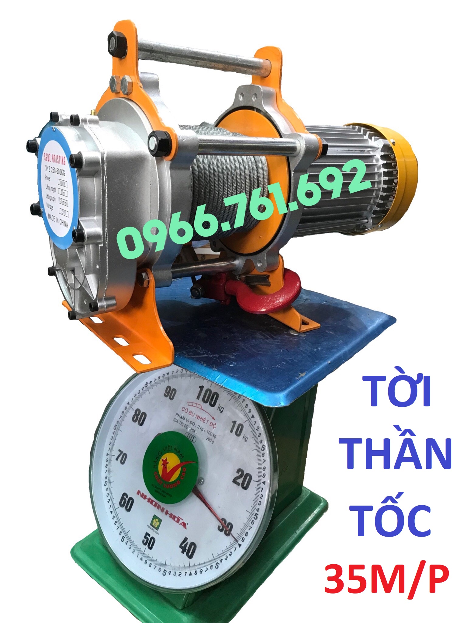 Máy tời điện tốc nhanh