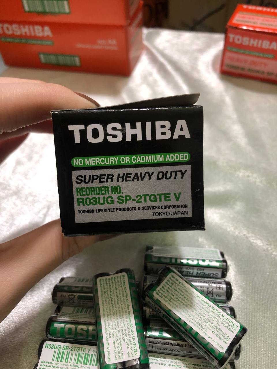 Pin toshiba AAA