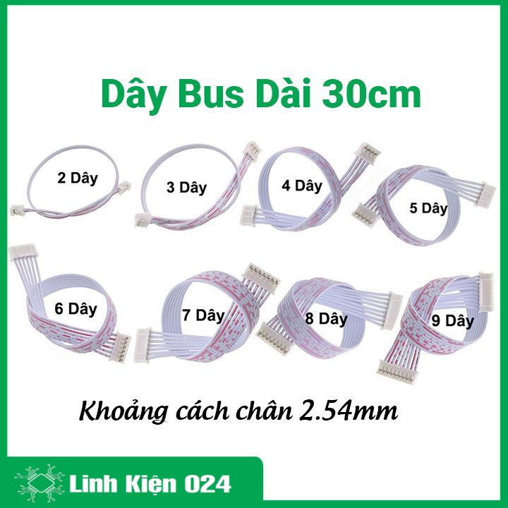 Dây bus dài 30cm khoảng cách chân 2.54mm