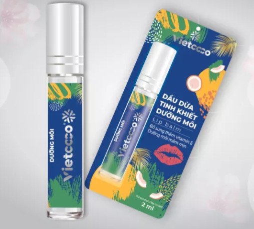 Dầu dừa Tinh Khiết Vietcoco Mỹ phẩm dưỡng môi 2ml