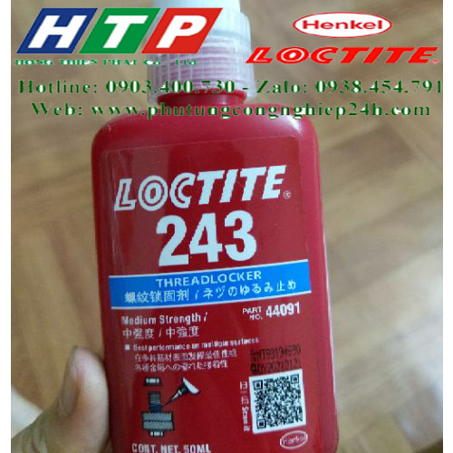 Keo dán khoá ren 243 loại 50ml