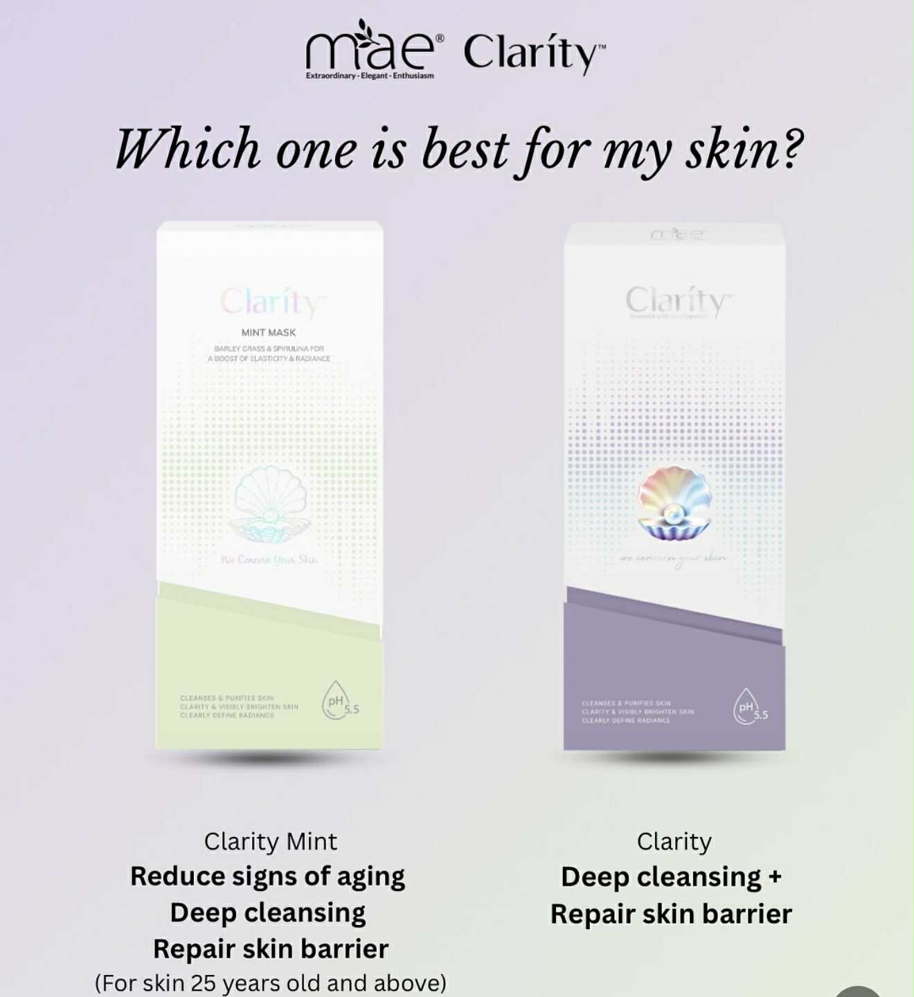 Mint Mask MAE Clarity Mint Mask 14 Sachets Barley Glass and Spirulina For a  Boost of Elasticity and Radiance | Lazada Singapore