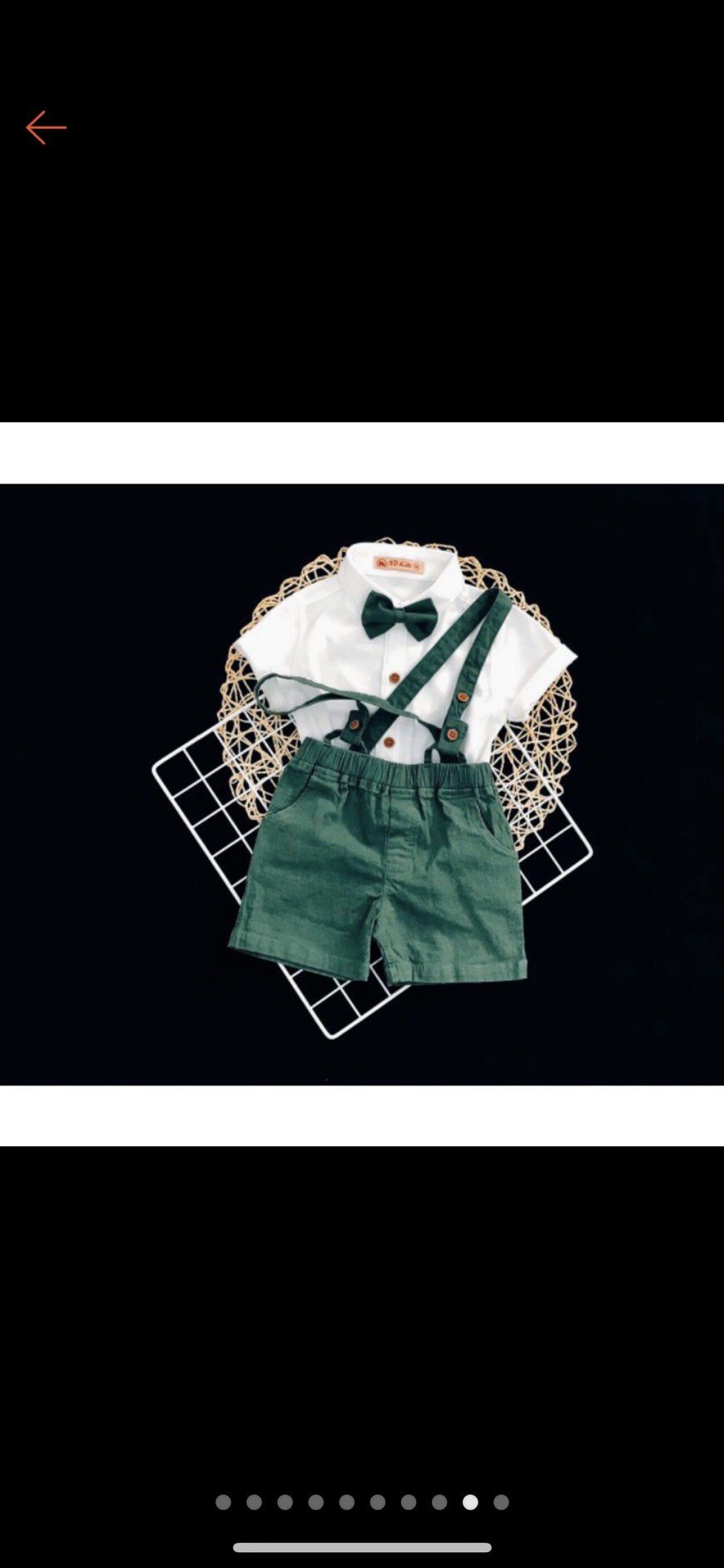 Bộ yếm vest gile bé trai