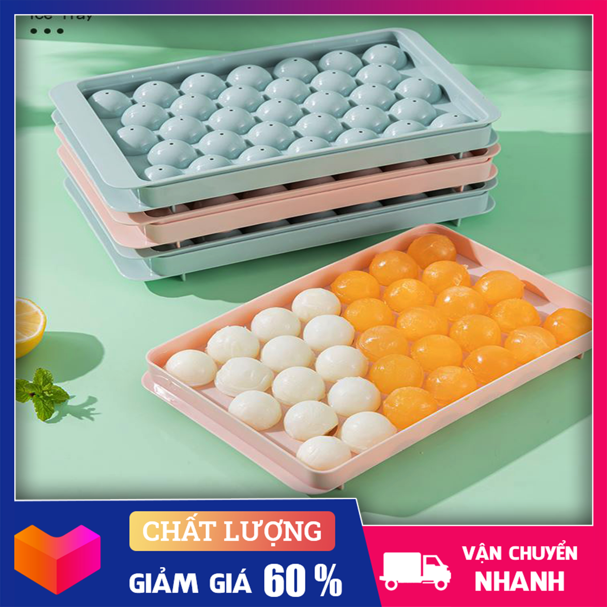33 convenient round ice cube tray-jelly mold, Agar, jelly, Candy mold 33 convenient