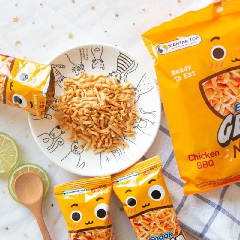 MÌ SNACK ENAAK GEMEZ BBQ hương gà [Túi 3 gói x 20gr]