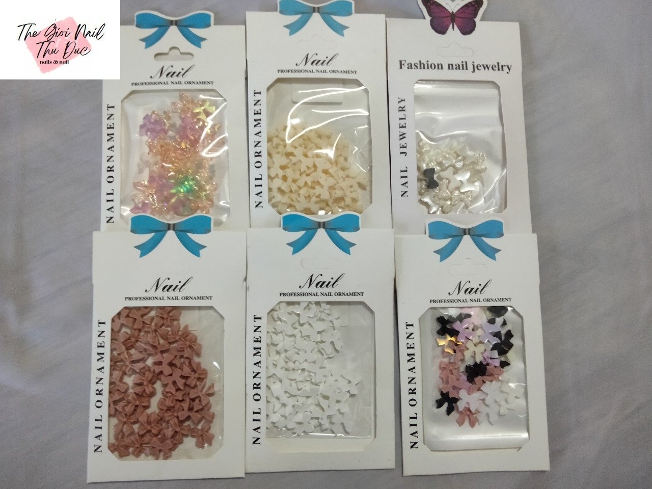 [HCM]Charm nơ các loại trang trí móng