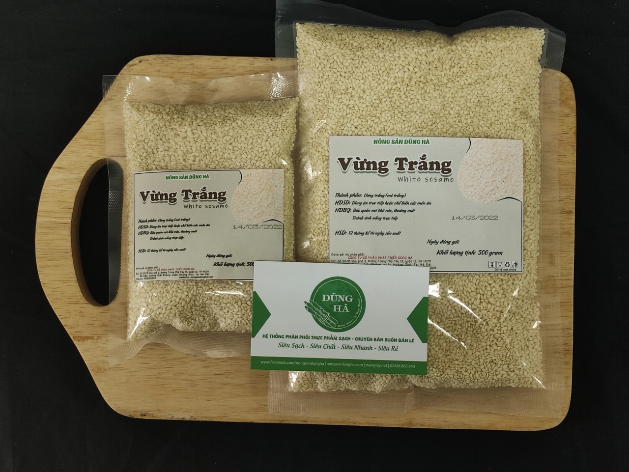 Vừng trắng khô - Hạt mè trắng - Ngon, sạch