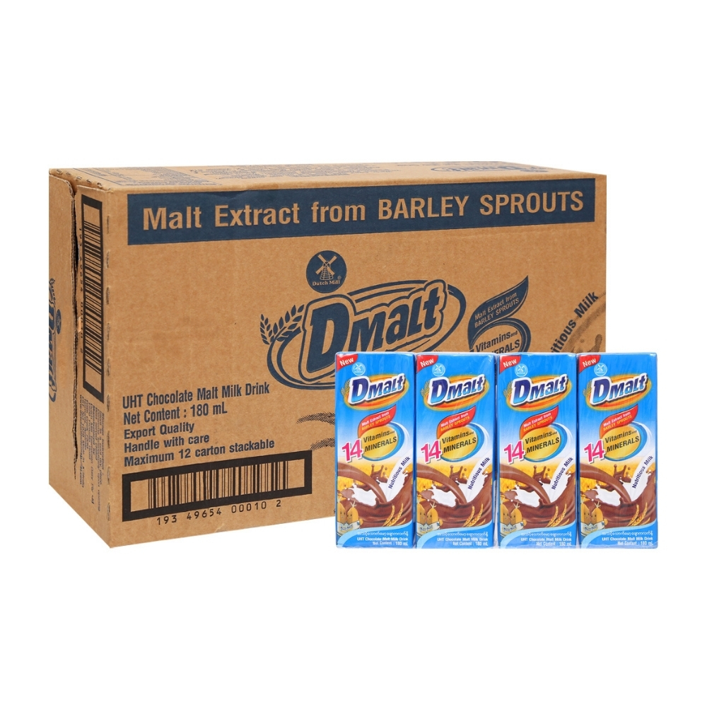 [HCM]Thùng 32 hộp Thức Uống Sữa Cacao Lúa Mạch DMALT (180ml x 32 Hộp)