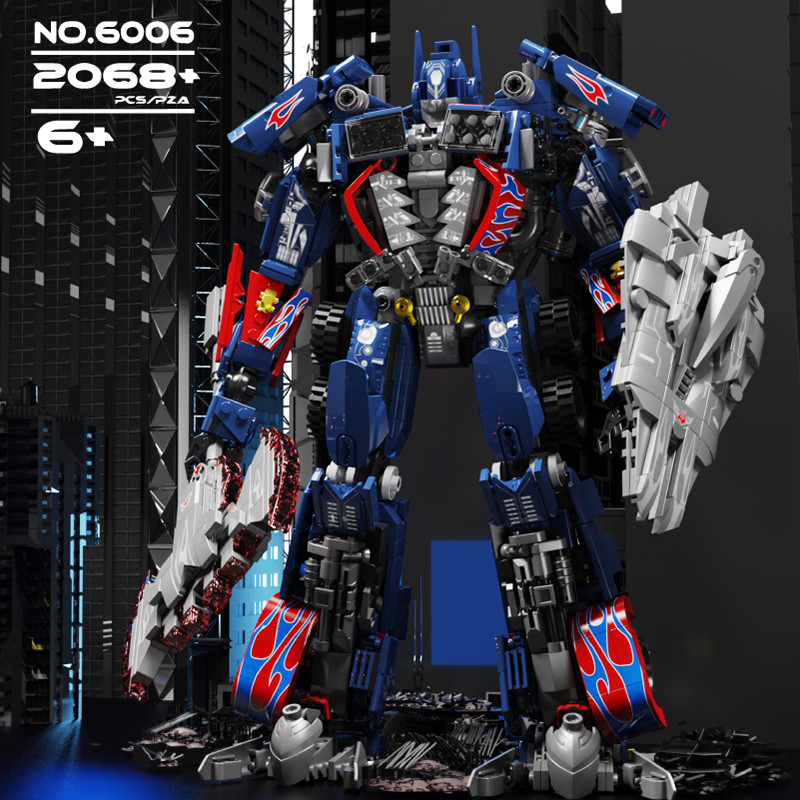 lắp ráp mô hình Super Transformers 6006 người máy Optimus Mars