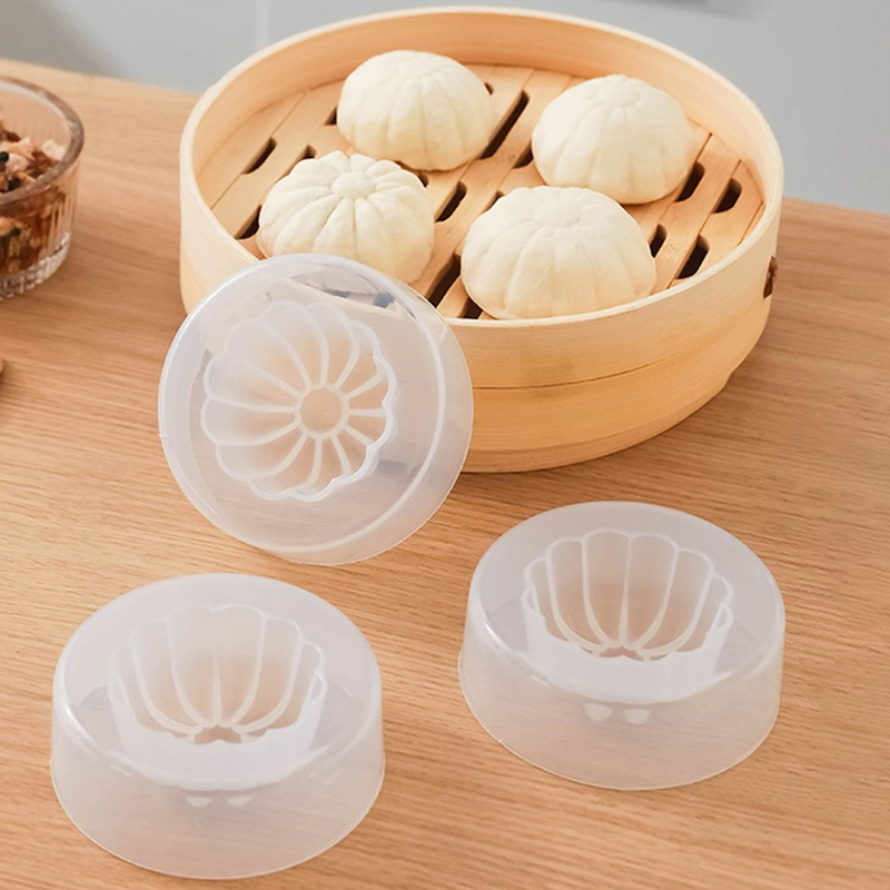 Steamed Stuffed Bun Maker Chinese Baozi Mold Baking Tool Dumpling Moon Cake Making Mould. 