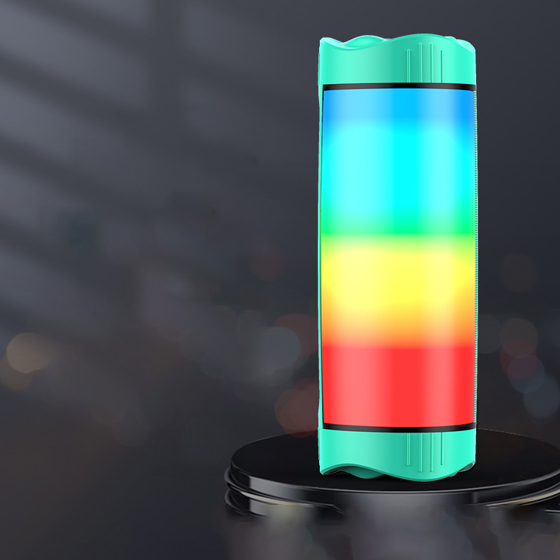 TAIDU Smart 3D Surround Wireless Lighting Bluetooth Speaker Home Outdoor Colorful Lights Portable Handheld Audio Mini