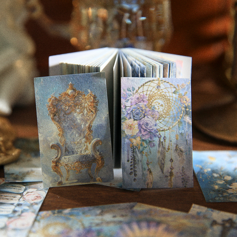 Lost Material 【Eco-friendly】 100pcs/set Retro Dual-material Material Book Lost Relics ...