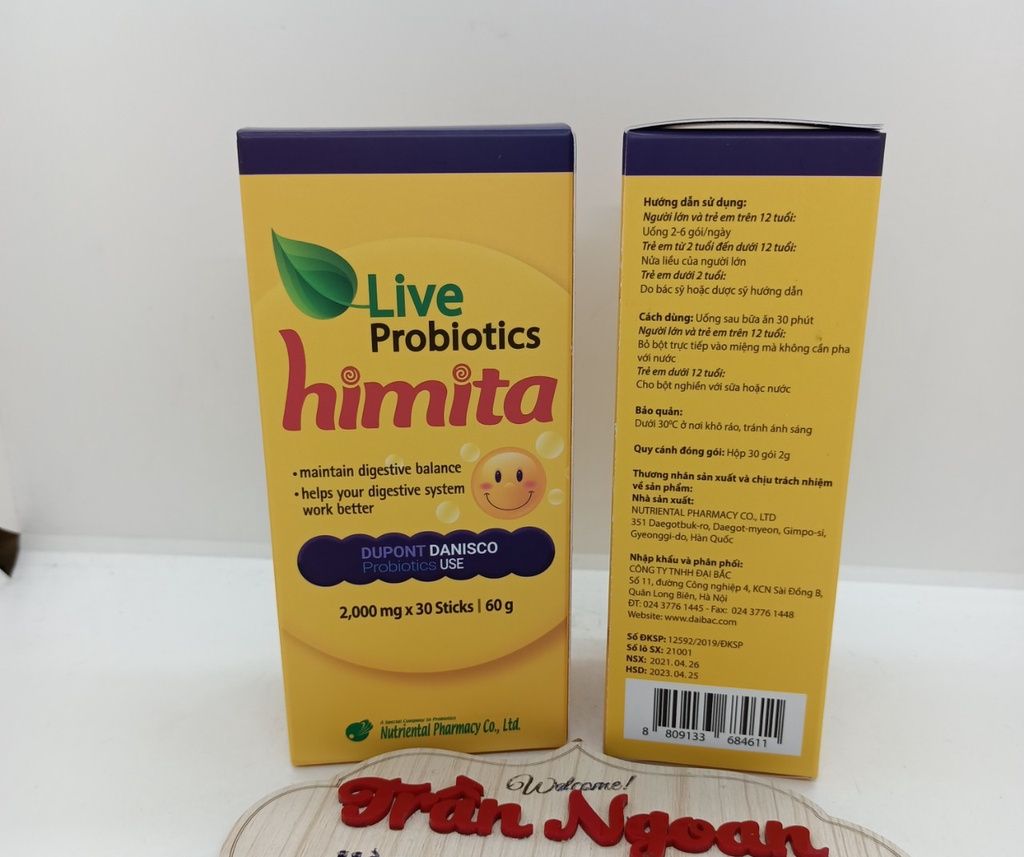Men Vi Sinh Live Probiotics Himita 30 Gói