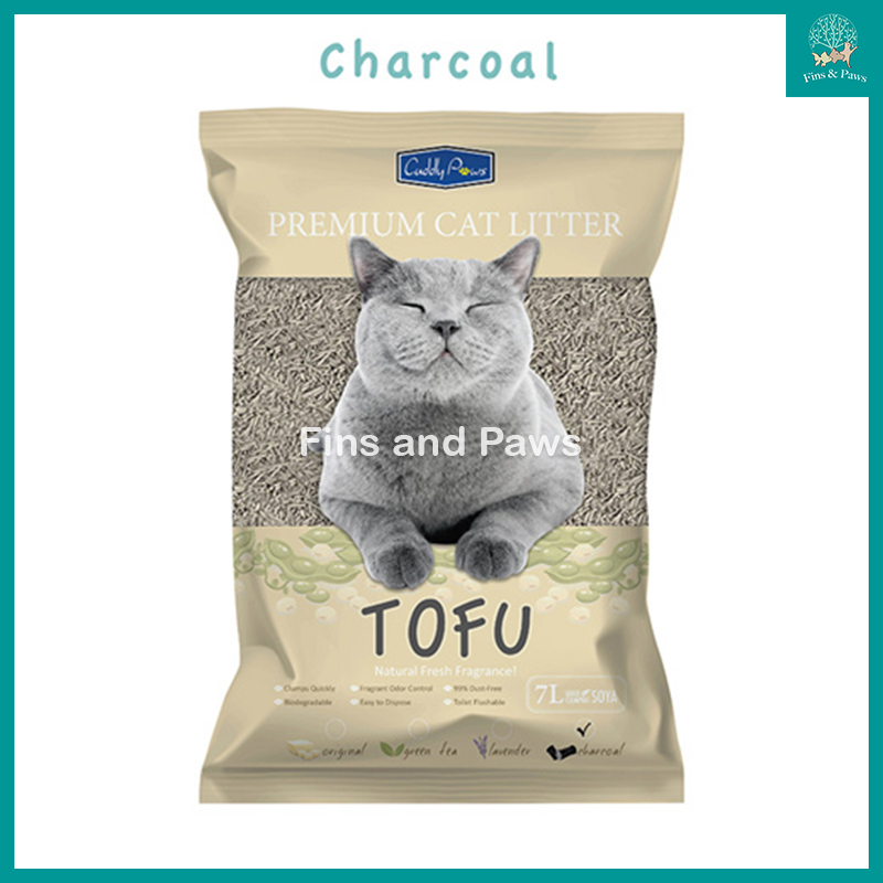 [Cuddly Paws] SOYA Tofu Cat Litter 7L Assorted Scents. Toilet Flushable. Lazada Singapore