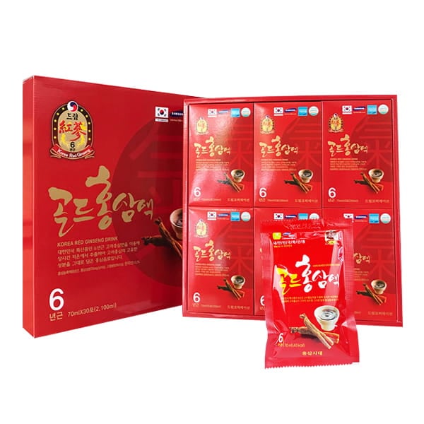 Nước Uống Hồng Sâm 6 Năm Tuổi - Korea Red Ginseng Daeyoung Hàn Quốc 70 ml