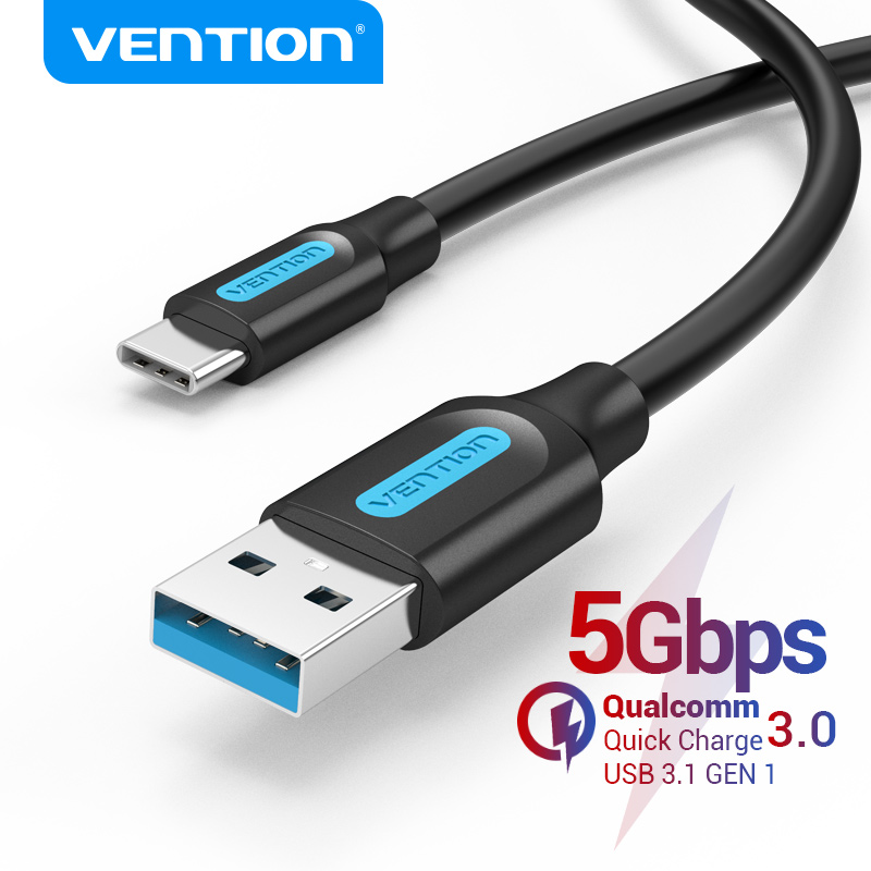 Vention Usb 3 0 Type C Cable Usb A Male To Usb C Male Date Cable 3a Fast Charging Cable 5gbps