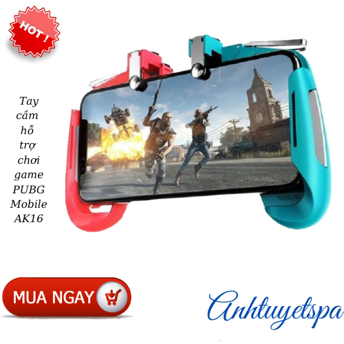 Tay cầm hỗ trợ chơi Game PUBG Mobile AK16, Tay cầm chơi game cao cấp