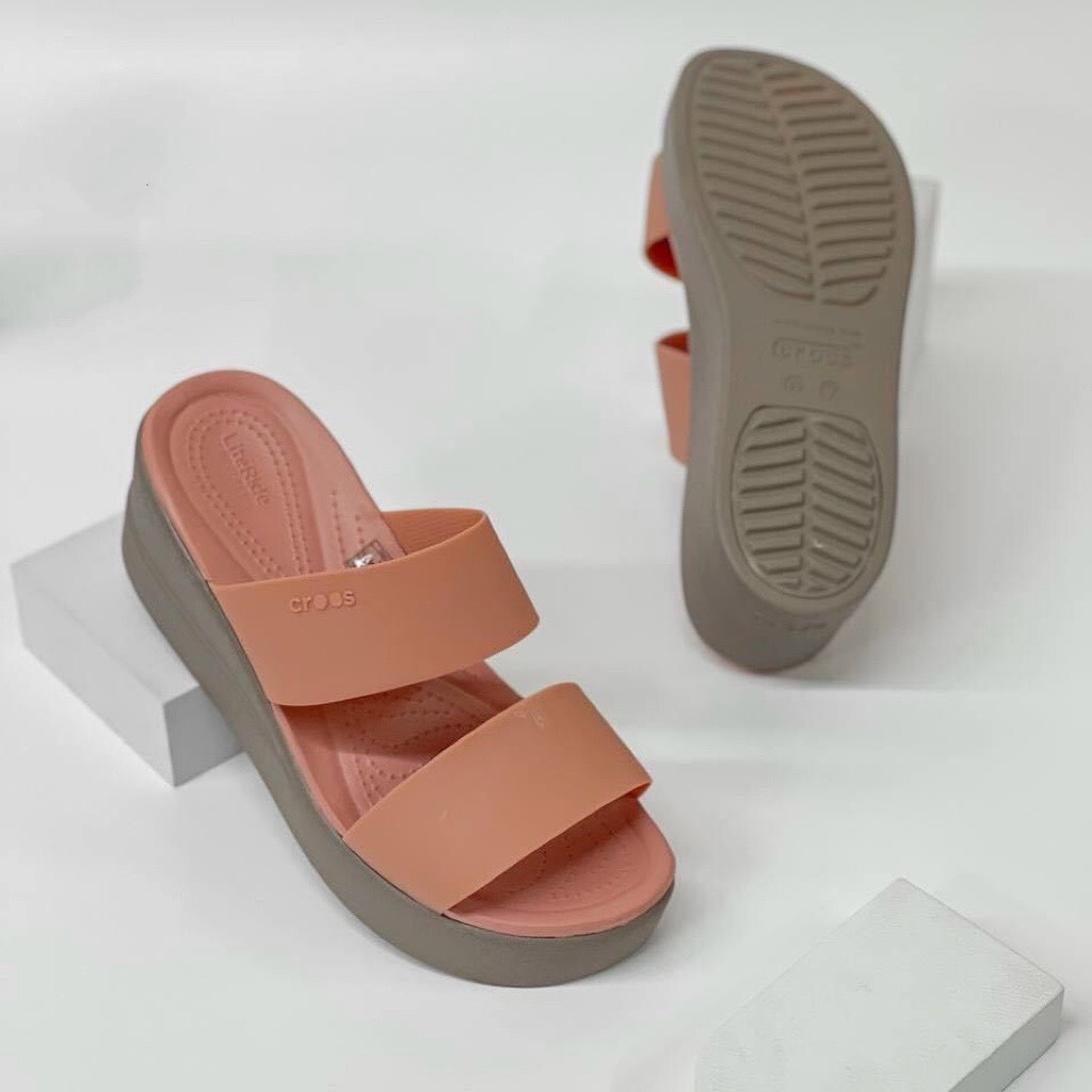 [SALE KHỦNG][CHÍNH HÃNG][4 MÀU] GIÀY ĐẾ XUỒNG NỮ CROCS BROOKLYN