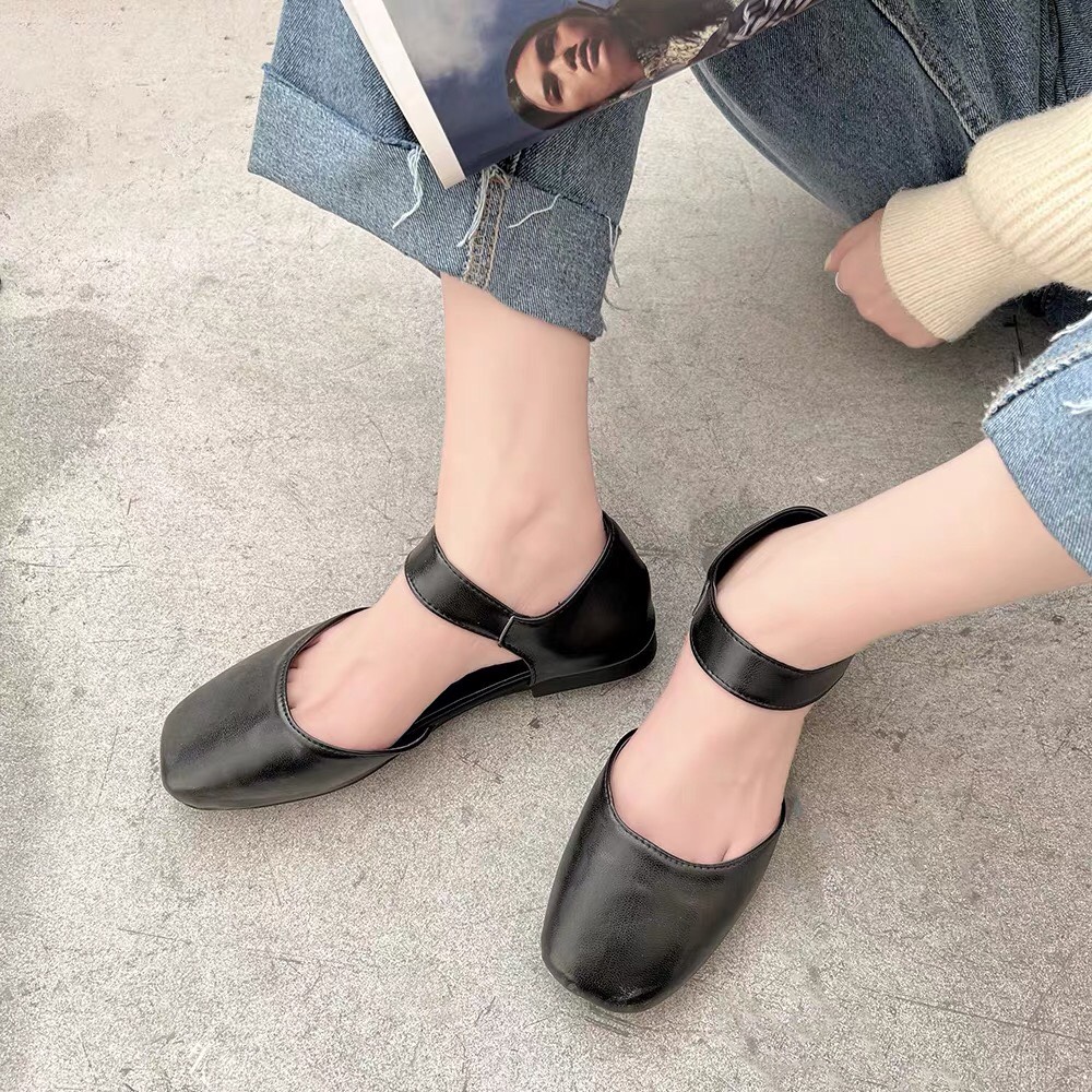 Giày Bệt Sandal Nữ Quai Dán Mẫu Mới Hot hit E5