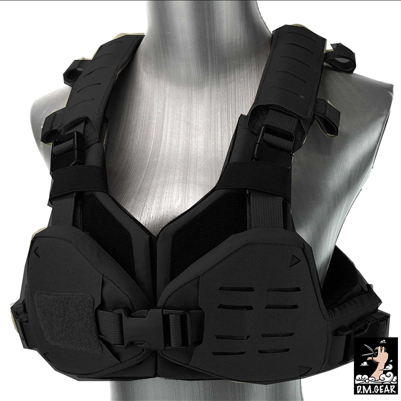 DMgear Tactical Vest MOLLE Chest Rig Women Laser Cut Lightweigh Body  Protect