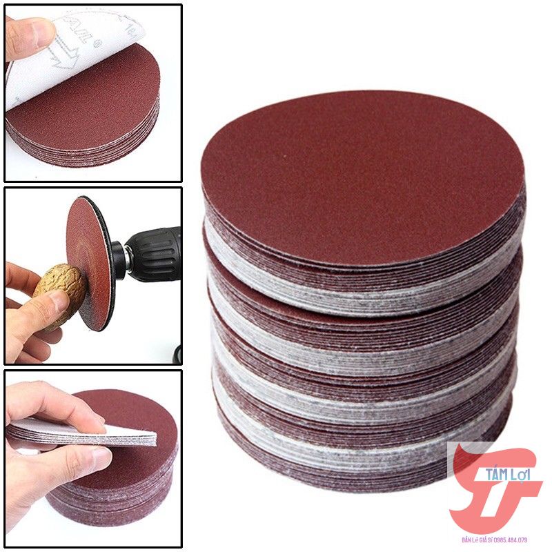 Nhám Dán Máy Mài 125mm Đủ Size 40 đến 600