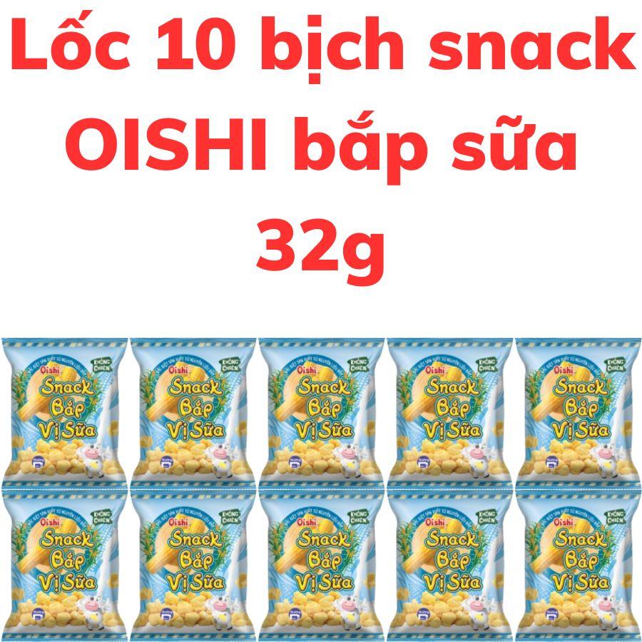 Bánh snack OISHI bắp sữa bịch 32g
