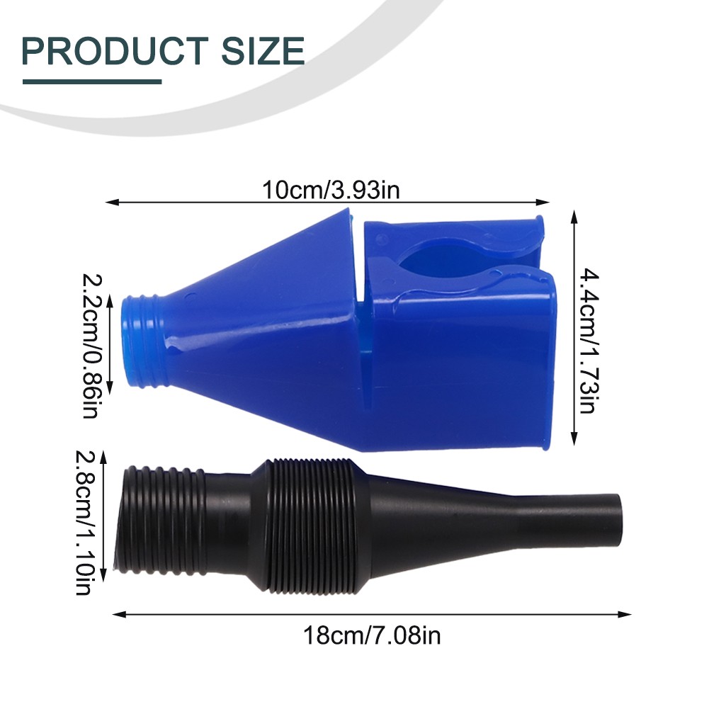 [AUTOMARTSHOP] Flexible Oil Funnel Tool Multi Purpose Snap Funnel for Easy Liquid Transfer