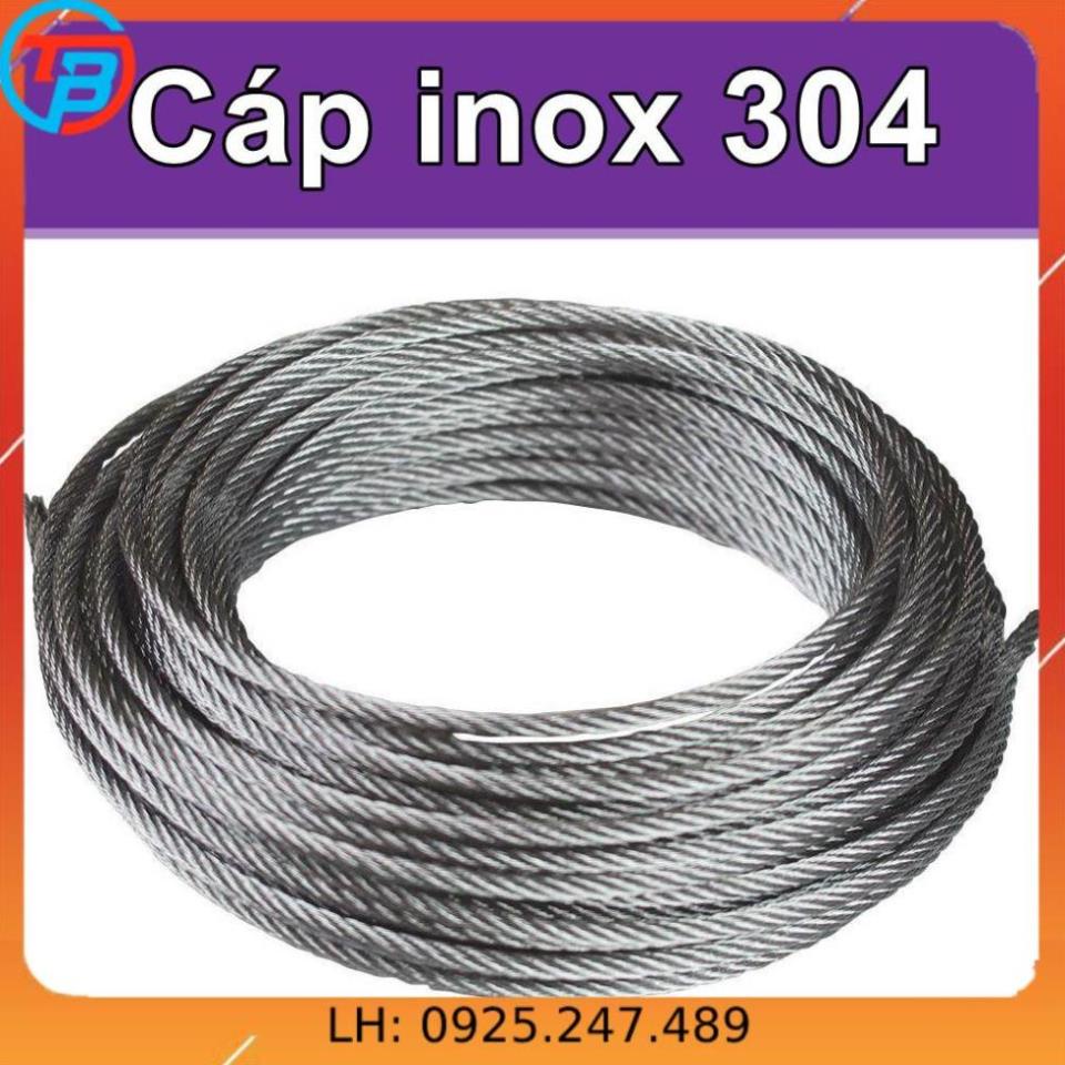 Cáp inox 304 (5 ly, 6 ly, 8 ly, 10 ly) THAIBINHVINA