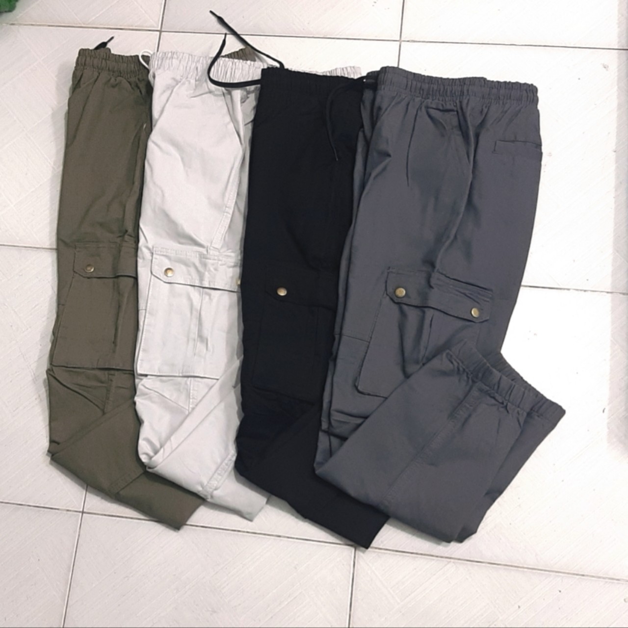 QUẦN JOGGER RẰN RI LƯNG THUN - QUẦN KAKI NAM