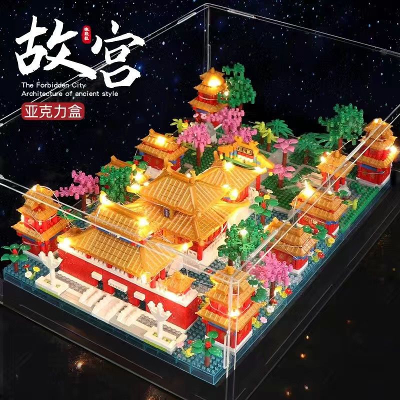 Câu đố quy mô lớn tương thích với LEGO Tử Cấm Thành Cung điện Mùa hè Bắc Kinh xây dựng độ khó cao đồ chơi trẻ em quà tặng chất lượng tốt