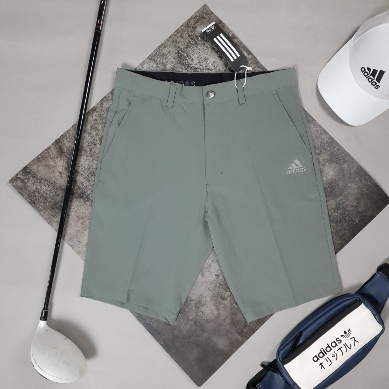 QUẦN SHORT GOLF ADIDAS CO GIÃN 4 CHIỀU VẢI MỊN (ảnh thật)
