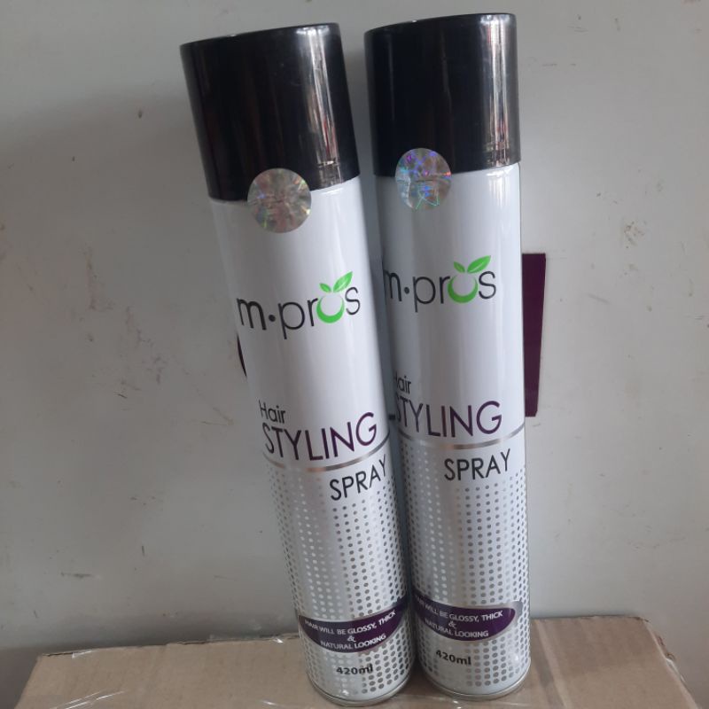 Keo xịt tóc M.pros tạo nếp và dưỡng tóc (màu đen)