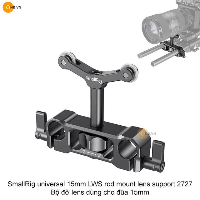 SmallRig universal 15mm LWS rod mount lens support 2727