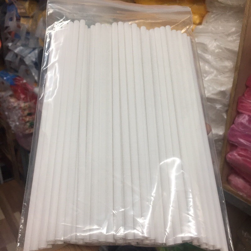 Bịch 80 cái ống hút thẳng nhiều màu