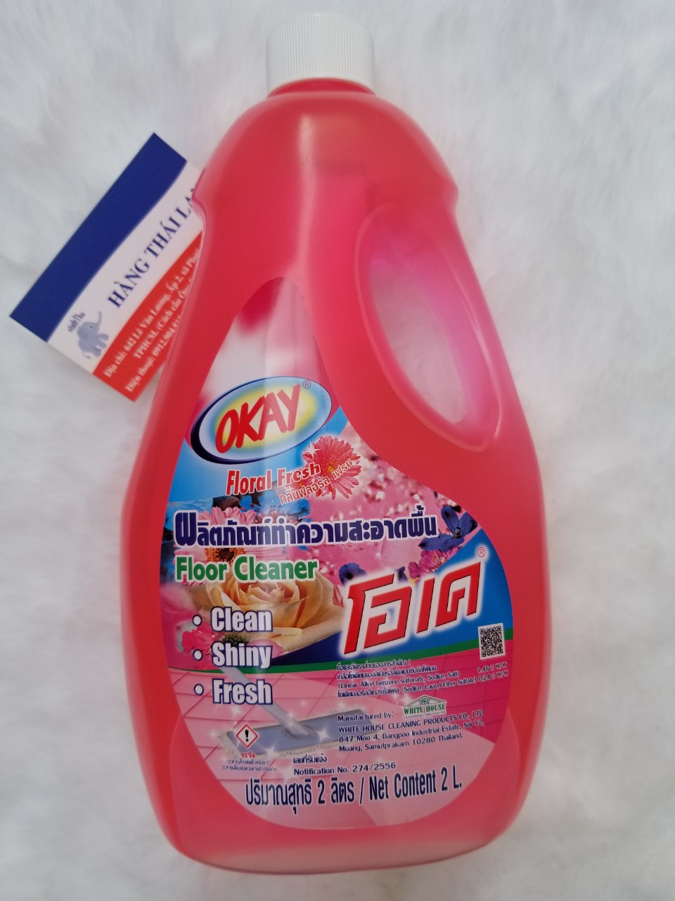 [HCM]Nước lau sàn Okay 2000ml Thái Lan