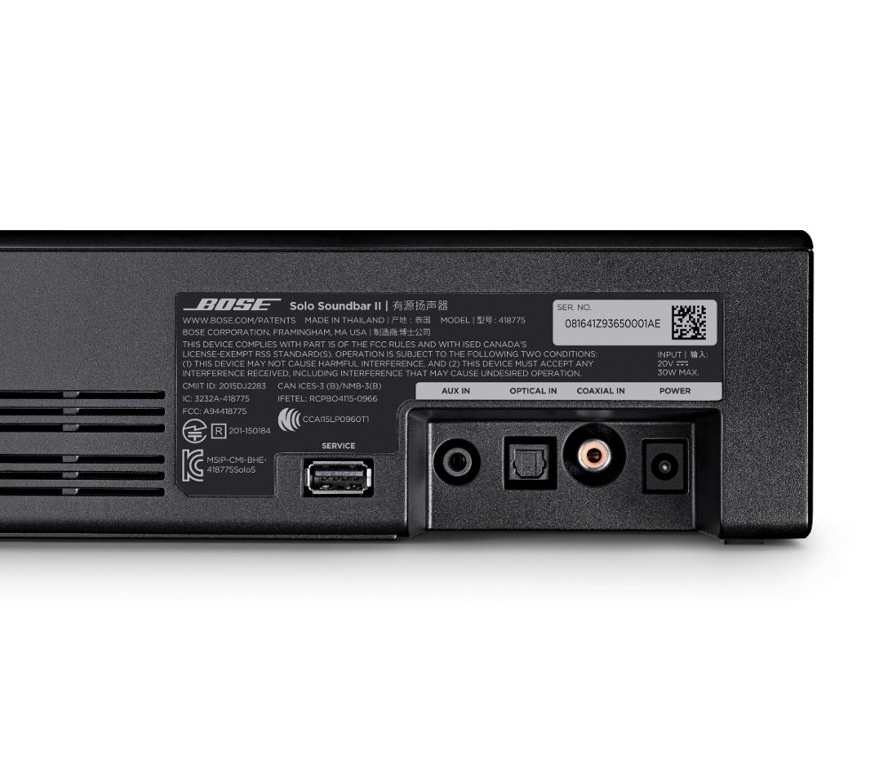 Loa Bose Solo Soundbar Series II