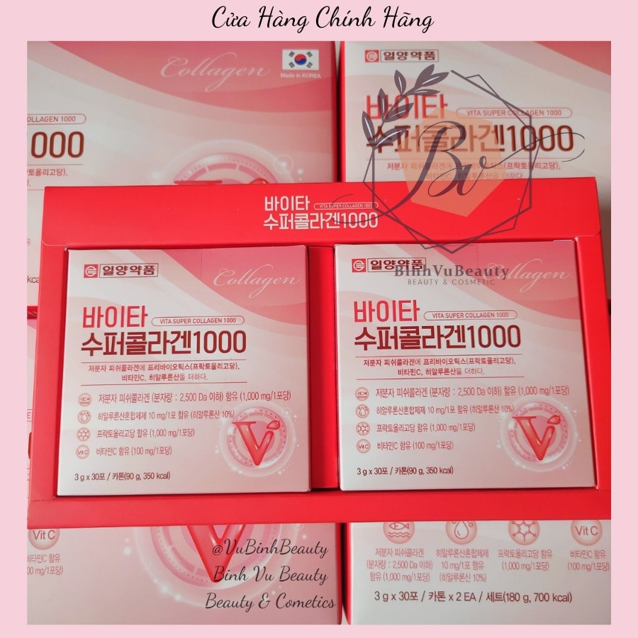 Collagen đỏ vita super collagen 1000