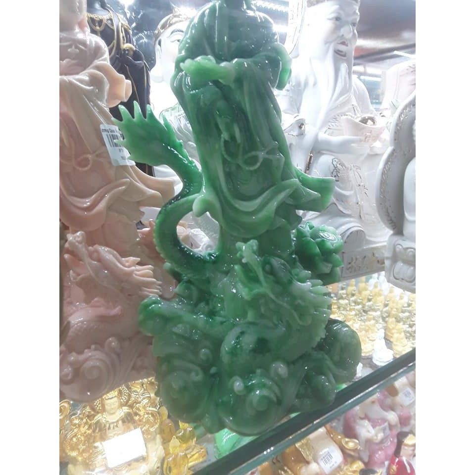 Tượng Phật Bà Quan Âm Đứng Rồng