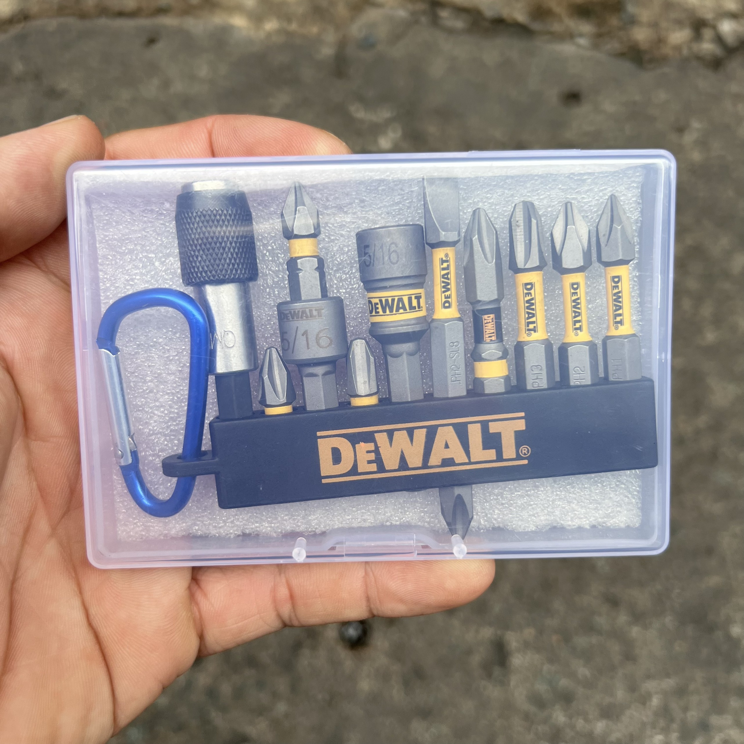 Bộ Mũi Vít DEWAT + 2 Đầu Bắn Tôn