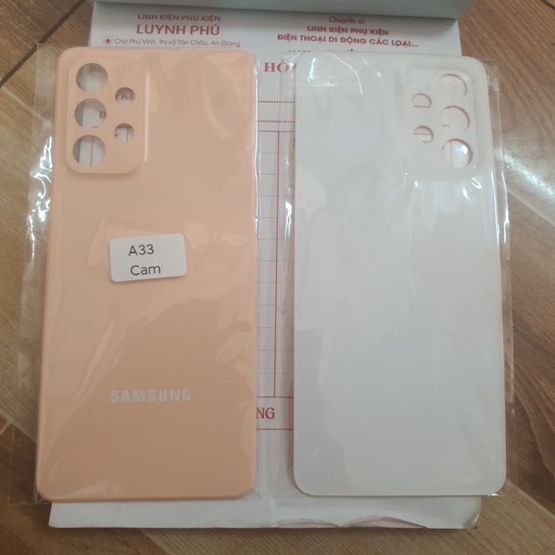 Nắp lưng samsung a33 a336 bao test