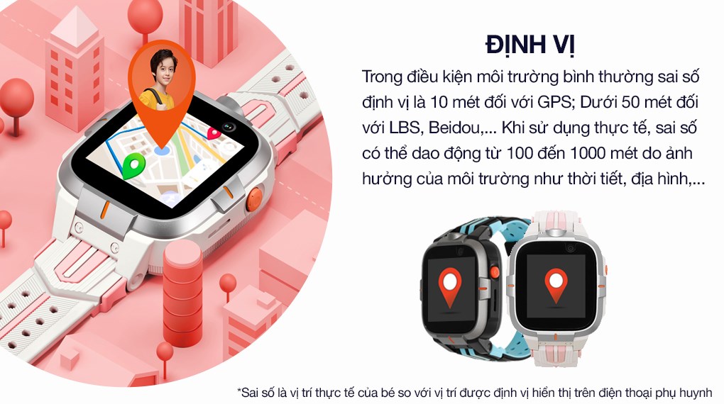 Đồng hồ định vị trẻ em 4G Kidcare S8