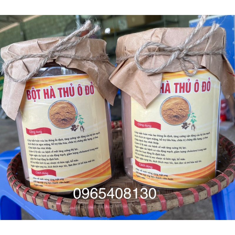 [CHÍNH HÃNG] Bột Hà Thủ Ô Nguyên Chất Đã Cửu Chưng Cửu Sái ( Tây Bắc 99 )