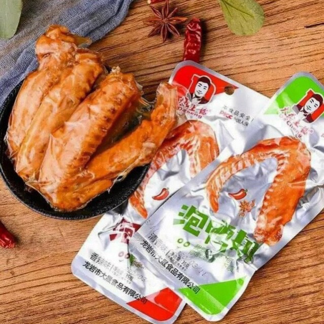 Combo 10 Cánh Vịt Cay Dacheng Màu Đỏ (cay)