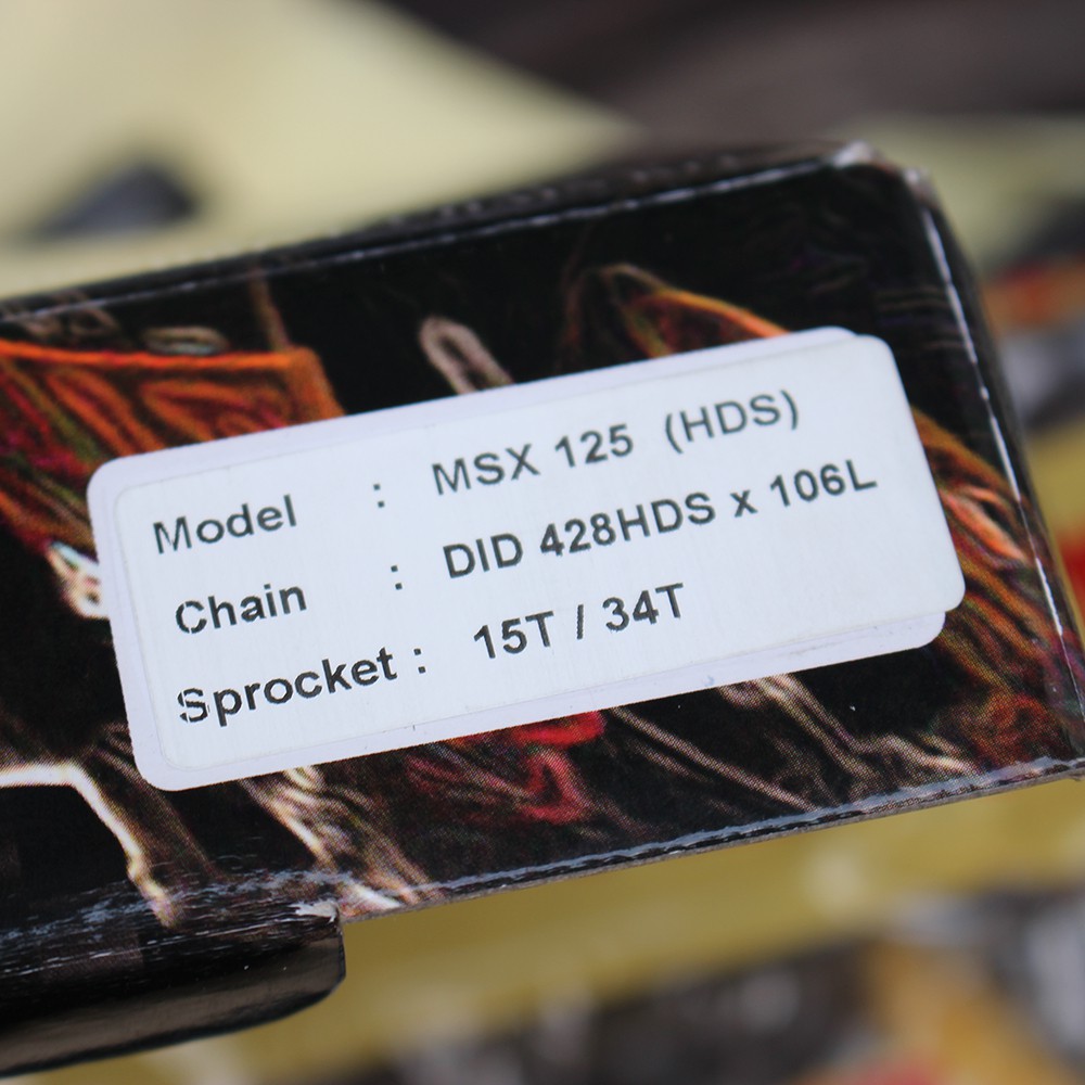 Nhông Sên Dĩa DID HDS Honda MSX