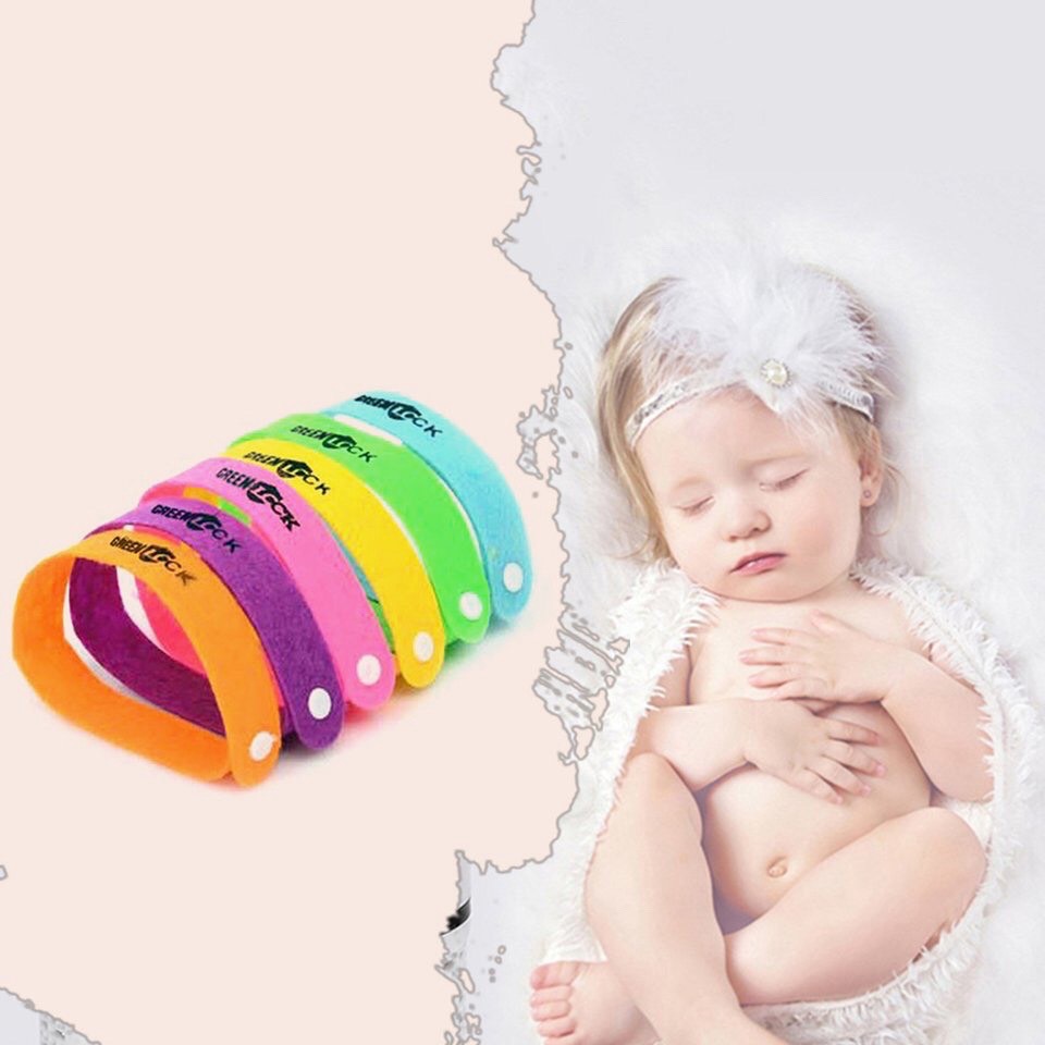 Dây vòng đeo tay đuổi muỗi cho bé