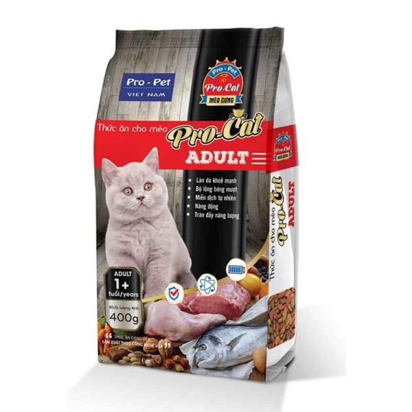 Pro cat - thức ăn cho mèo trưởng thành gói 400gr