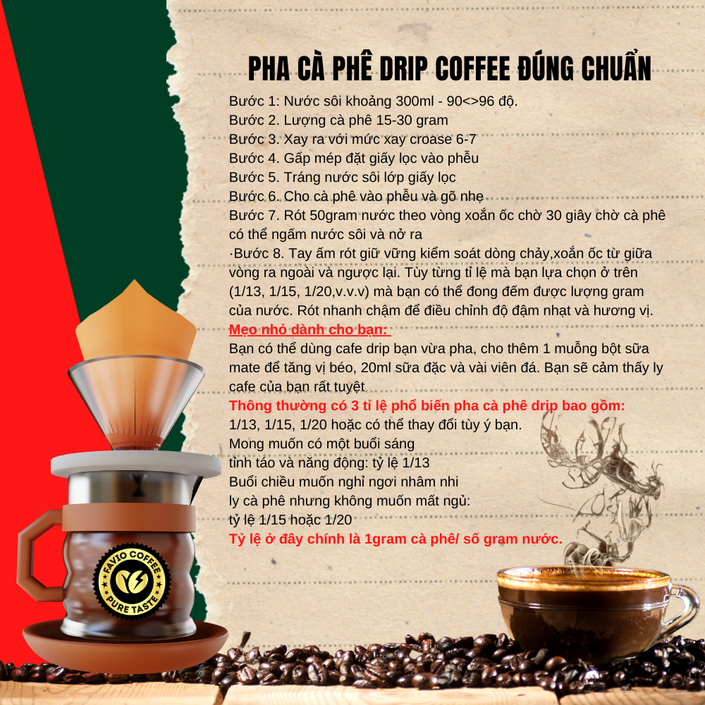 Cà phê special mix của favio coffee bột rang mộc đắng dịu - ảnh sản phẩm 6