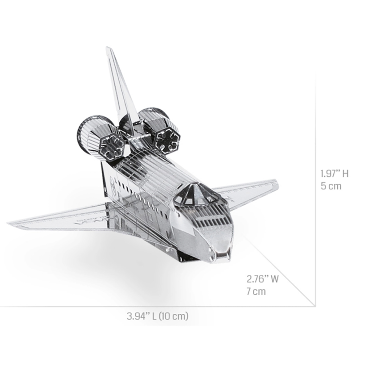 【Ready Stock】Hand-made Metal Puzzle Space Shuttle 3D Metal Model Creative 3D Puzzle Model