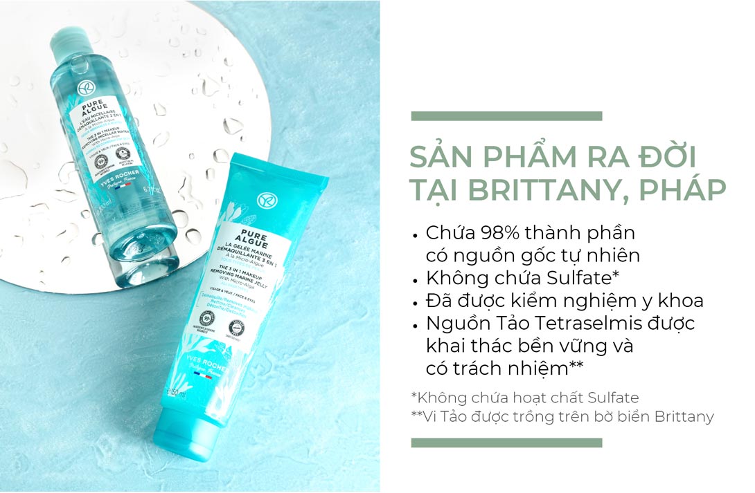 [Quà tặng không bán] Sữa rửa mặt dạng gel Mini Pure Algue Cleansing Gel 30ml