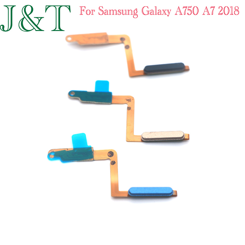 NEW 【Too much love!】For Samsung Galaxy A750 A7 2018 A750F Fingerprint touch ID sensor Finger Power Switch on Off Side Button Key Flex Cable. 
